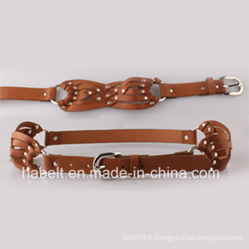 Ceinture Cross Pearl Pattern pour Younger